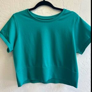 Offline By Aerie Sidewalk Seamless Cropped T-Shirt Size XXL Athletic Workout Gym